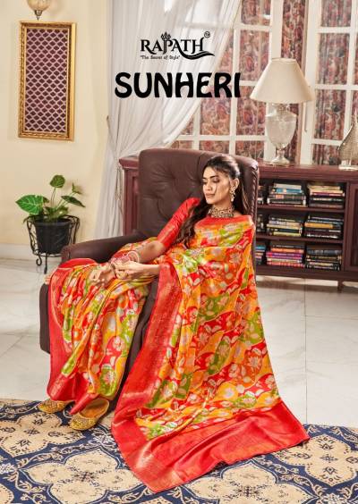 SUNHERI BY RAJPATH FANCY DESIGNER SAREE WHOLESALER IN INDIA